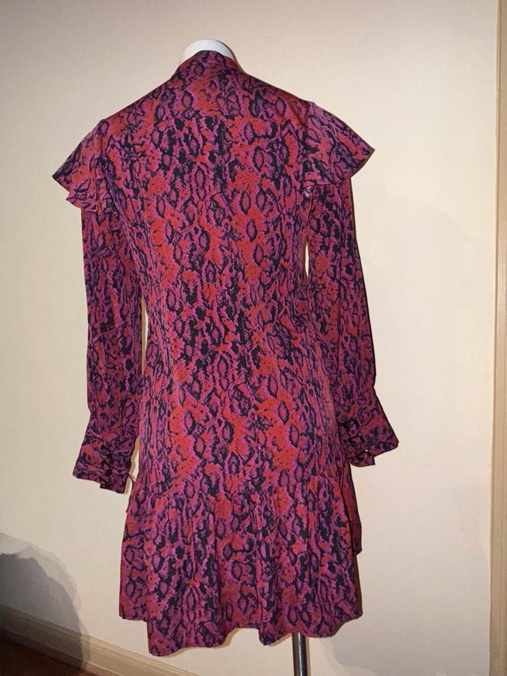 Koché Python Print Buckle Mini Dress - Picture 4 of 8